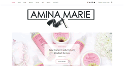 Desktop Screenshot of aminamarie.com