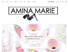 Tablet Screenshot of aminamarie.com